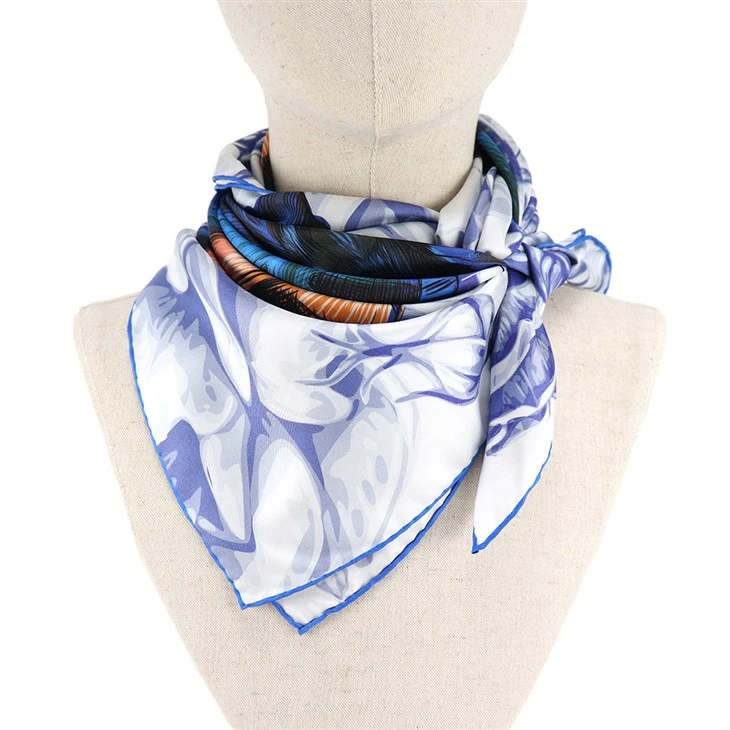 Floral Chiffon Scarf