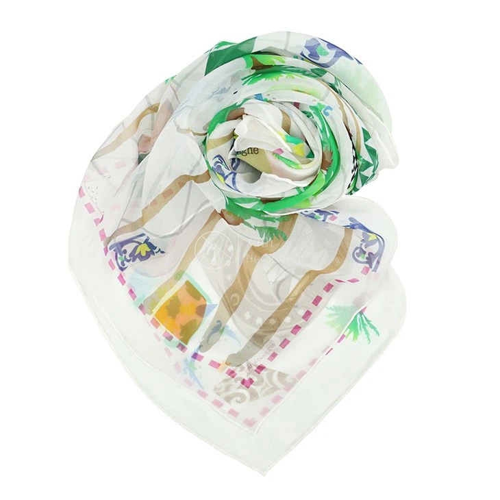 Blue Striped Scarf