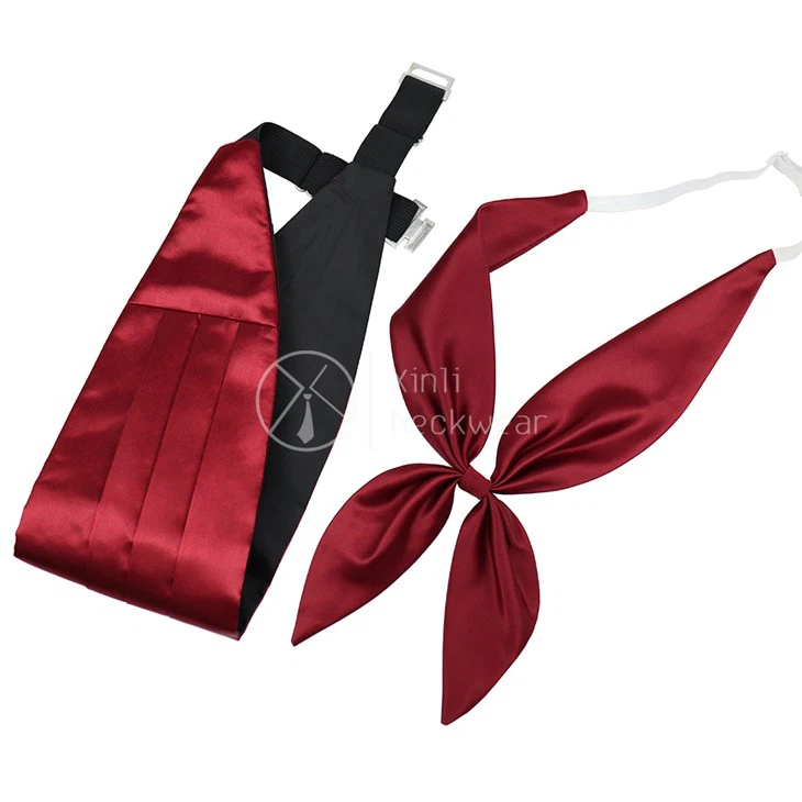 Red Cummerbund And Bow Tie