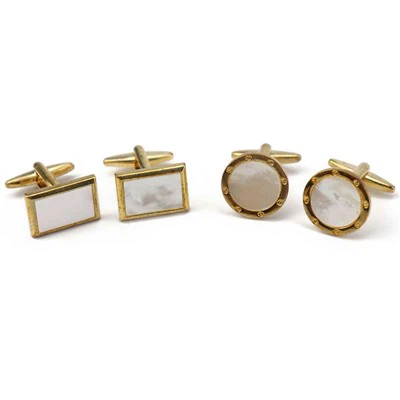 Персонализированные золотые запонки