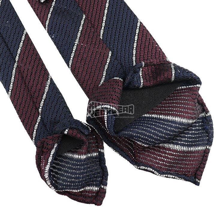 black silk grenadine tie